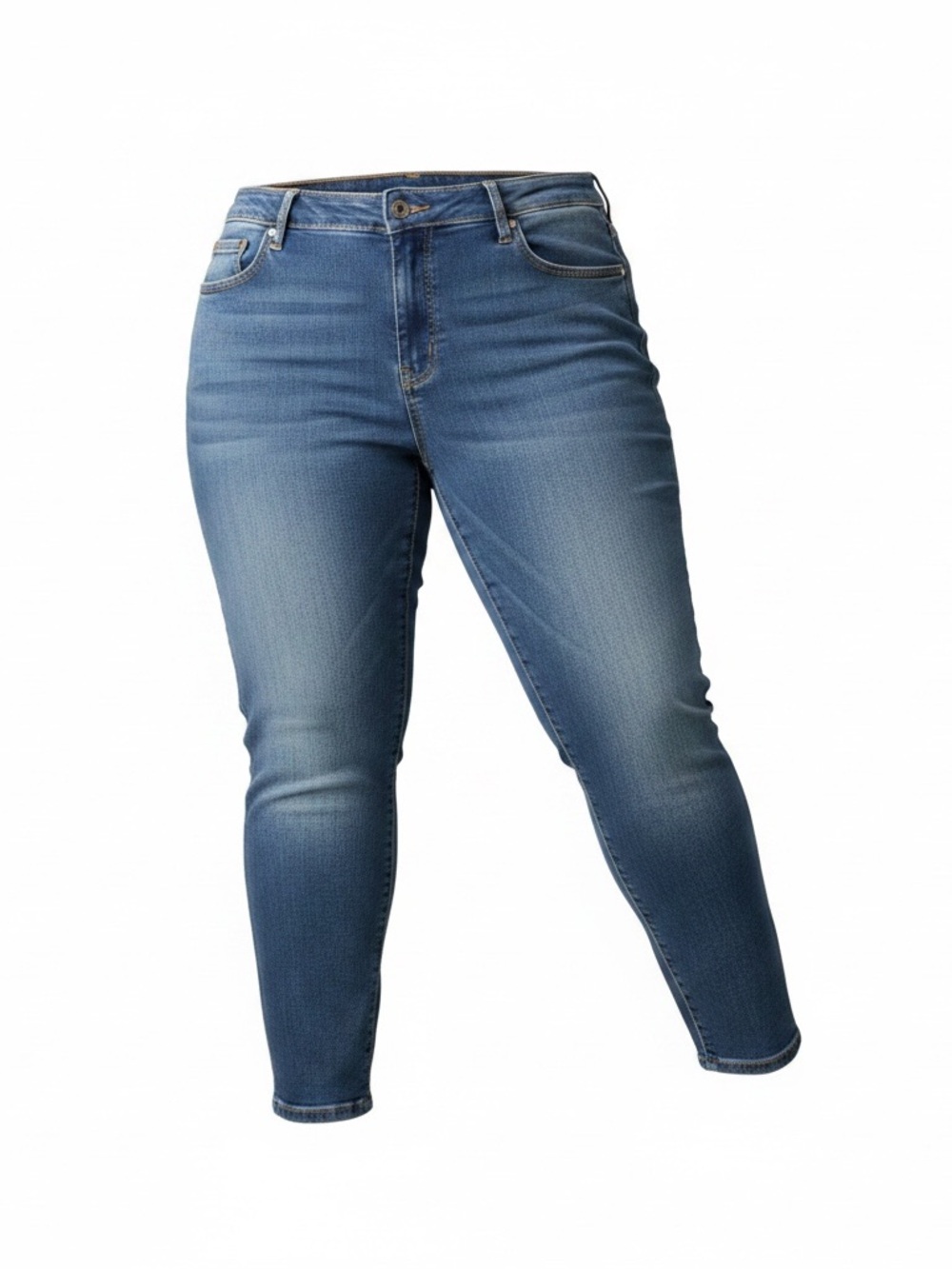 Swank A Posh Curve Stretch High Waisted Skinny Jeans - Size 2X EUC